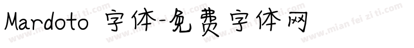Mardoto 字体字体转换